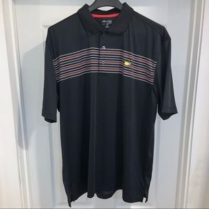 Masters Collection Black Polo- Size: XL-  Masters Logo